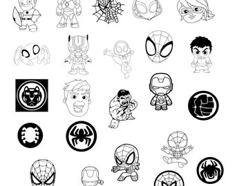 Spidey and his Amazing Friends SVG Bundle, Spidey Birthday, Spidey Clipart, Spidey and his Amazing Friends PNG, Spidey SVG, Spidey Shirt