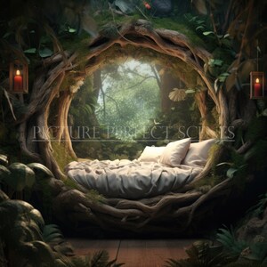 Newborn Digital Backdrop Forest, Baby Digital Background, Newborn Backdrop, Newborn Background, Baby Milestone Background, Forest Backdrop