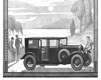 Antique Automobile Print