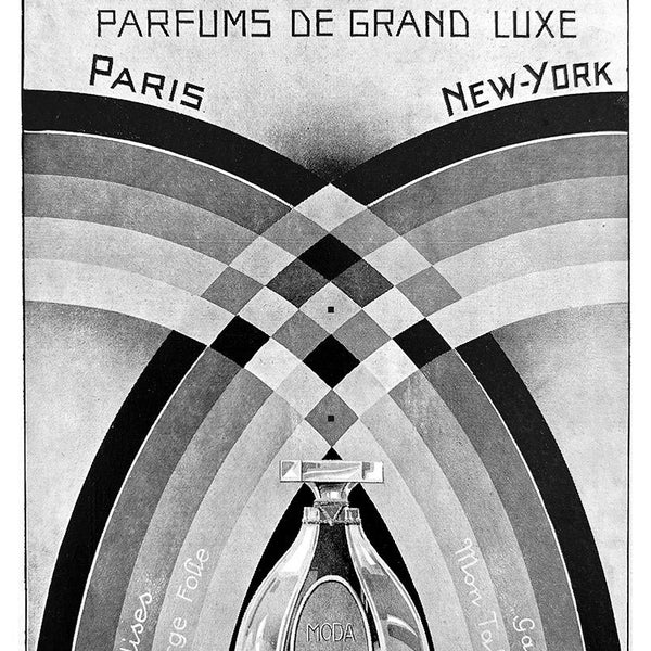 Art Deco Gabilla Perfume Print