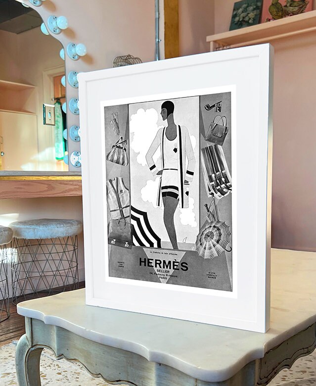 Hermes Print : Stylish Art Deco Poster. - Etsy