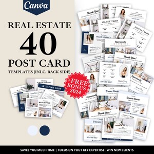 ULTIMATE BUNDLE: Real Estate Post Cards, Realtor Postcards,Real Esate Agent Post card,Real Estate Post card Canva templates,Instant Download