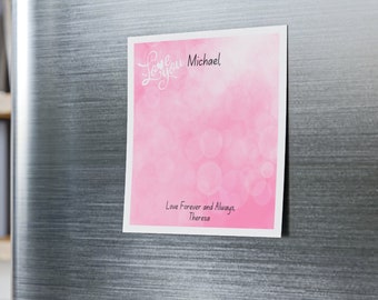 Personalisierte Liebesnotiz Post-it® Pads: Tägliche Nachricht Sticky Notes