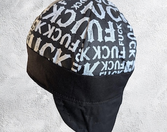 F*CK Welding Welder Cap Hood Headwear Gear Ornament Dad Boyfriend Fathers Day  Metalworker Metal Biker  Biker