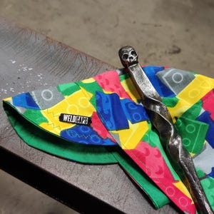 Bricks Welding Welder Cap Hood Headwear Gear Ornament Dad Boyfriend Fathers Day  Metalworker Metal Biker  Biker Caps