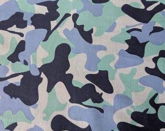 Camo Blue, OPEN FACE BALACLAVA, 100% Cotton Weld caps, weld hat, welders cap, welder caps, welding, welder gift, welder hood, welding hood