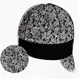 FLORAL  Welding Welder Cap Hood Headwear Gear Ornament Dad Boyfriend Fathers Day  Metalworker Metal Biker  Biker Caps