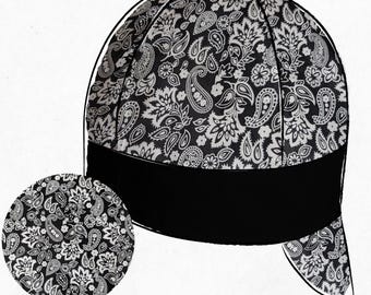 FLORAL  Welding Welder Cap Hood Headwear Gear Ornament Dad Boyfriend Fathers Day  Metalworker Metal Biker  Biker Caps