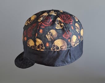 Weld Cap, 100% Cotton Weld caps, weld hat, welders cap, welder caps, welding, welder gift, welder hood, welding hood, skulls, Biker Caps