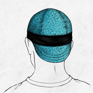 BLUE DOTS  Welding Welder Cap Hood Headwear Gear Ornament Dad Boyfriend Fathers Day  Metalworker Metal Biker  Biker Caps