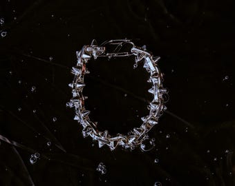 Eternal spike-armband - zilveren punk spike-ketting