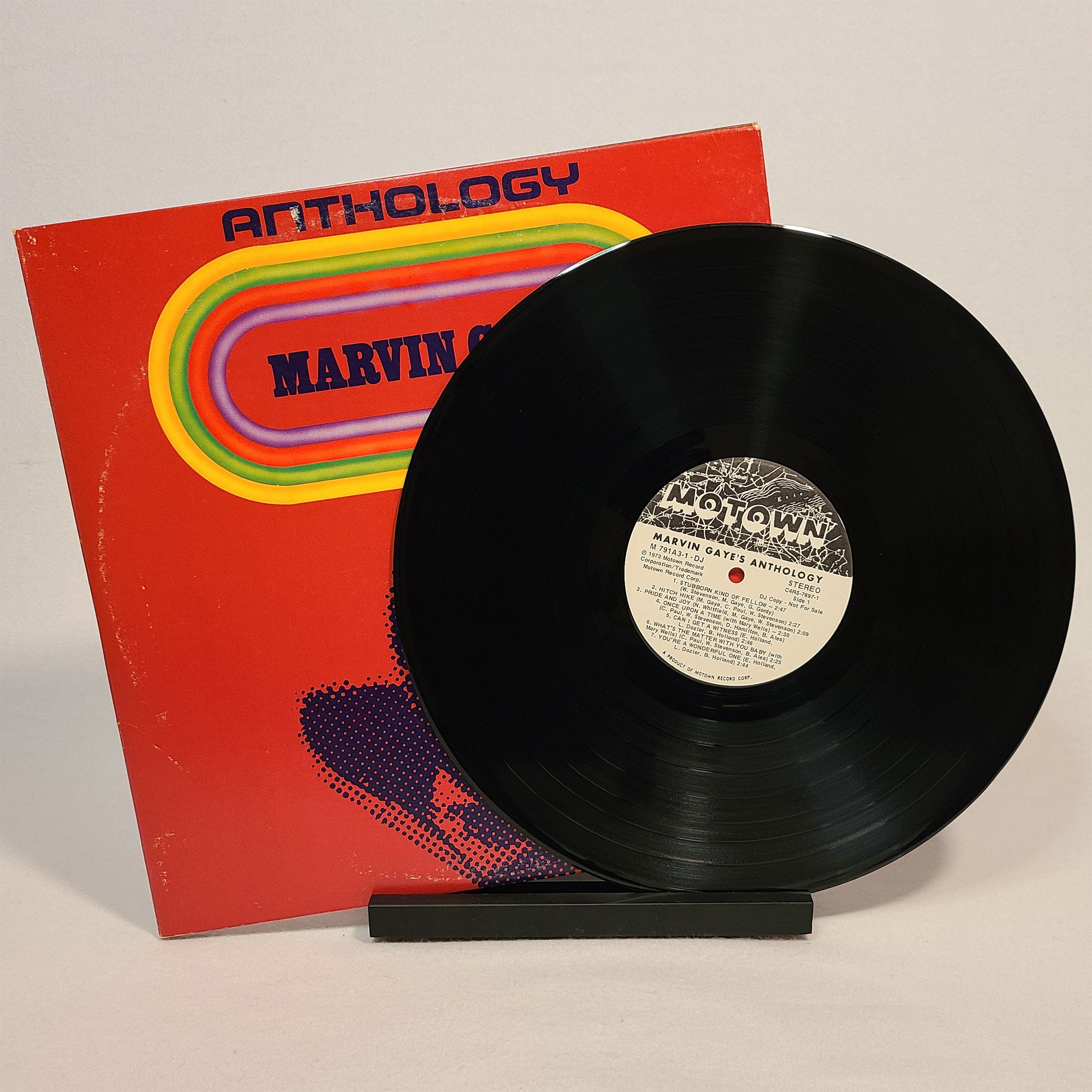 Original 1974 White Label Promo, Marvin Gaye - Anthology | Motown