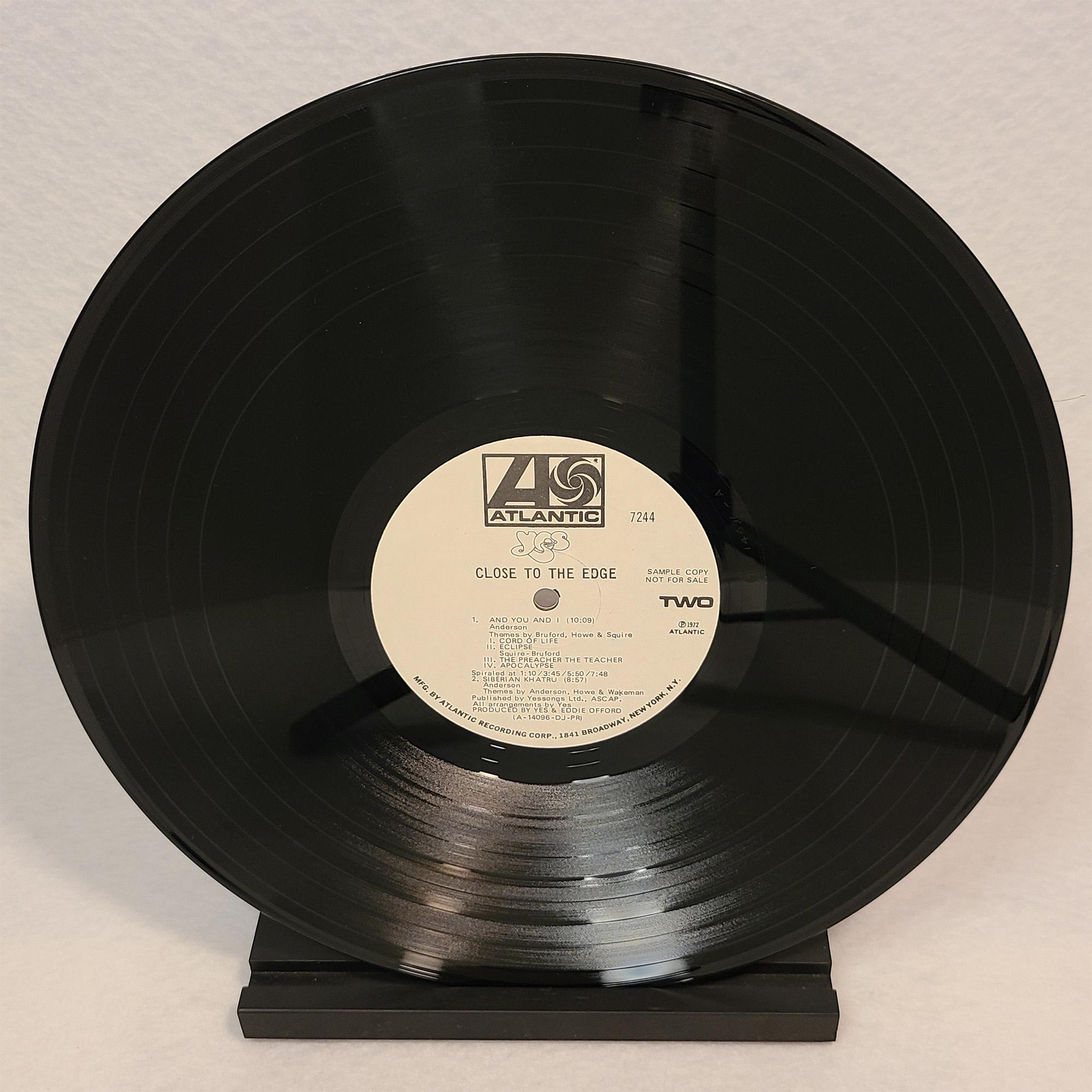 Original 1972 White Label Promo, Yes, - Close to the Edge