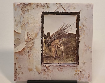 Led Zeppelin vintage - Led Zeppelin IV (quatre) | Sortie de 1977, Atlantic Records, SD 7208