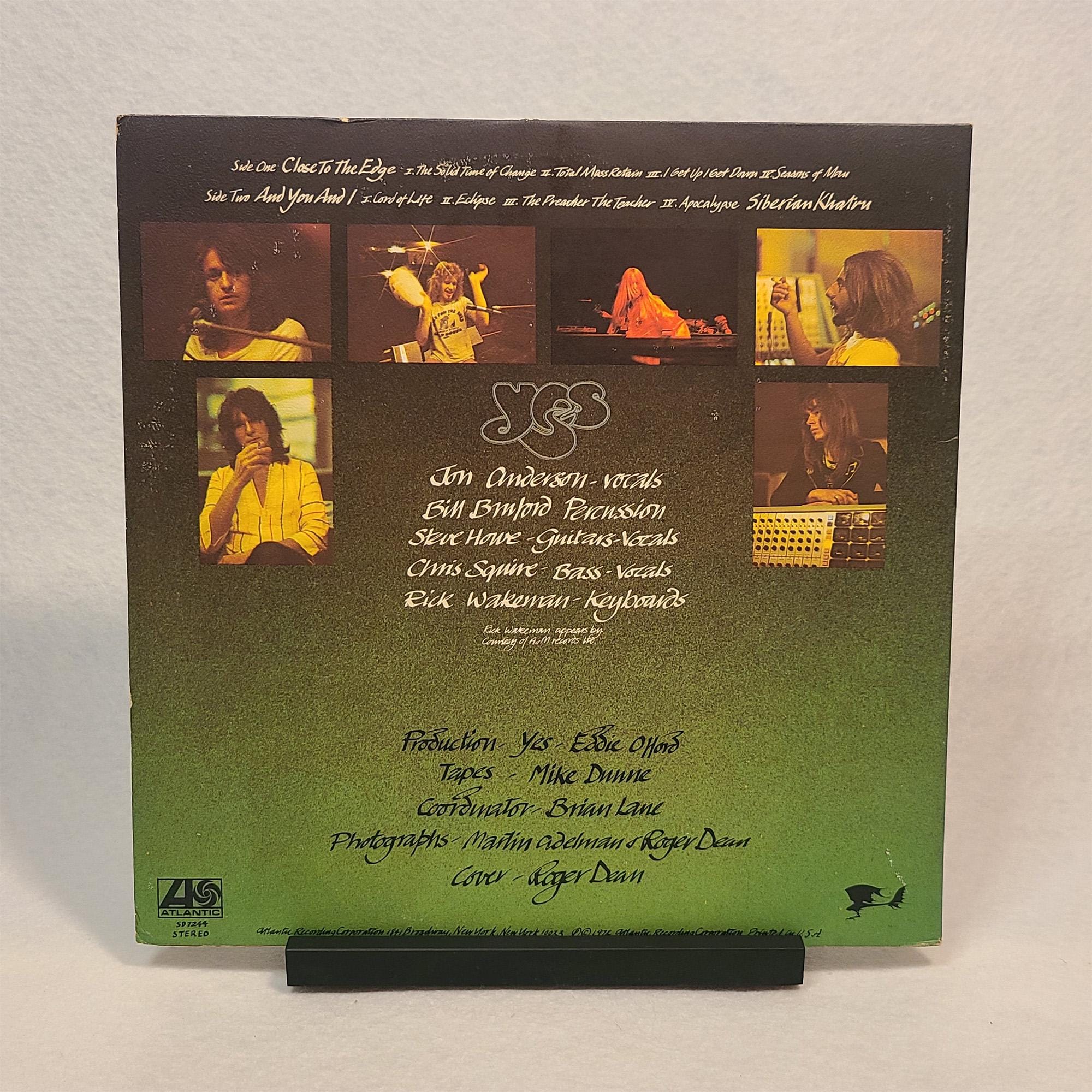 Original 1972 White Label Promo, Yes, - Close to the Edge