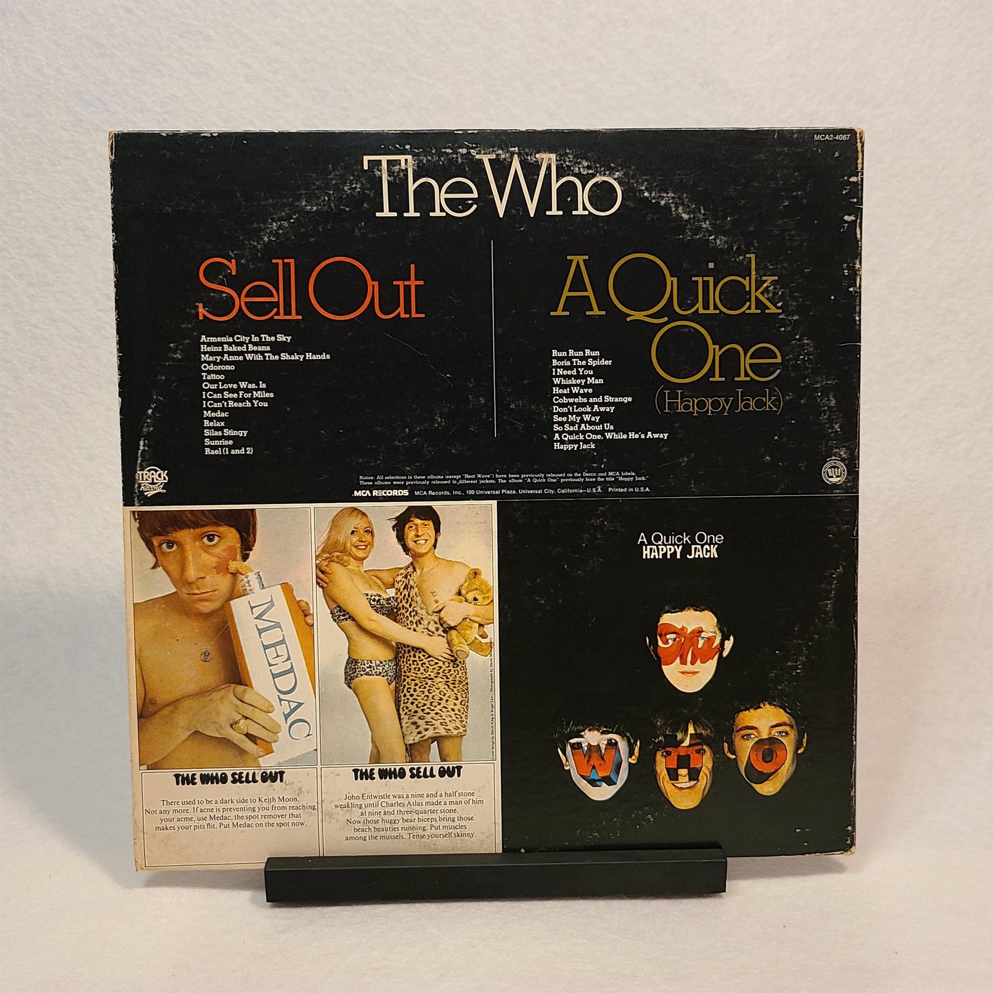 Vintage 1974, the Who - A Quick One (happy Jack) / the Who Sell