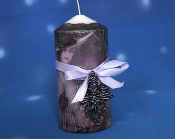 Resident Evil Village Lady Dimitrescu Candle Decoration Gamer Gift Hand decorated candle