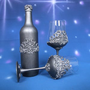 Wine Glasses Air Clay Decoration Wine Set Wedding Gift Birthday Gift Anniversary Gift