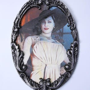 Lady Dimitrescu Handmade Wooden Wall Decor: Resident Evil Village Gamer Gift