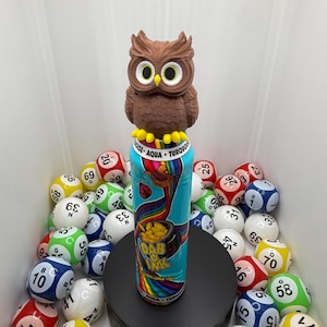 Tampa de reposição para marcador de bingo de coruja impressa em 3D