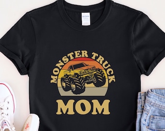 Monster Truck Mom Shirt, MOthers day shirt, Monster Truck Tee, SUV Mama Fans Shirt, Truck Lover Gift, Racing Shirt, crushing trucks mom