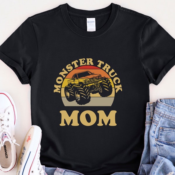 Monster Truck Mom Shirt, MOthers day shirt, Monster Truck Tee, SUV Mama Fans Shirt, Truck Lover Gift, Racing Shirt, crushing trucks mom