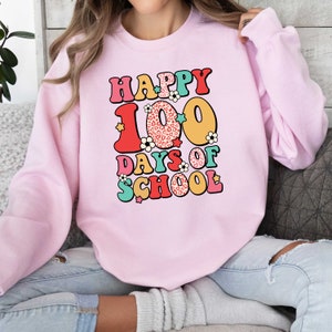 Happy 100 Days of School Shirt, 100 Day Shirt, 100th Day Of School Celebration, Student Shirt, Back to School Shirt, Gift For Teacher