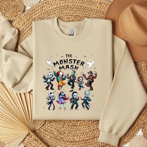 Monster Mash Shirt, Retro Halloween Sweatshirt, Funny Halloween Hoodie, Monster Tshirt, Ghost T-shirt