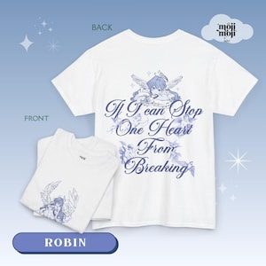 Robin Honkai Star Rail Shirt, HSR Penacony Anime Tee, Gamer Gift Otaku Cosplay T-Shirt, Idol Waifu Fan Merch, Unisex Anime Top