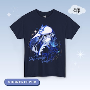 Shorekeeper Wuthering Waves Shirt, Anime Gamer Tee, Otaku Gift T-Shirt, Stylish Villain Cosplay Top, Unisex Graphic Tee, Shorekeeper Wuwa