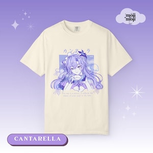 Cantarella Wuthering Waves Shirt, Anime Gamer Tee, Waifu Otaku Gift T-Shirt, Stylish Cosplay Top, Unisex Graphic Tee, Merch Cantarella Wuwa