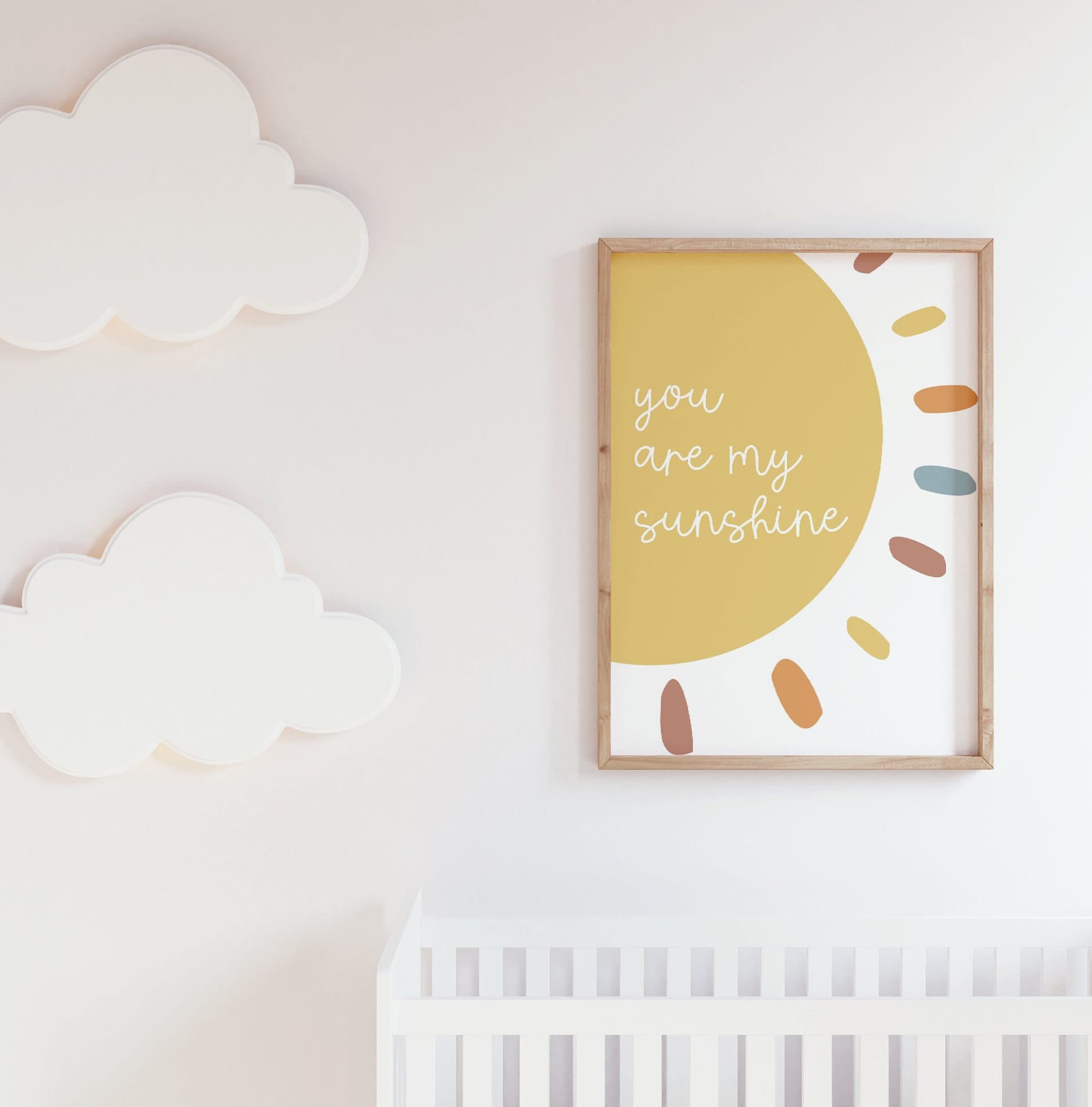 You Are My Sunshine Nursery Wall Art, Sunshine Print, Gender Neutral ...