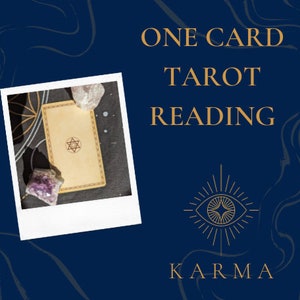 1 card General Tarot Reading | Card Pull | Life – Love – Career | Spiritual Guidance | Psychic Reader