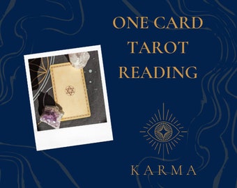 1 kaart Algemene Tarotlezing | Kaarttrekking | Leven – Liefde – Carrière | Spirituele begeleiding | Psychische lezer
