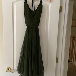 Vintage Jane Derby for Saks Fifth Avenue Rare Design Chiffon Cocktail Dress