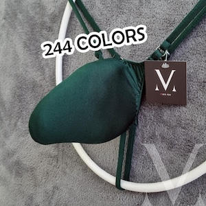 Keto 244 Fabrics MV-VKPOE Point Gear Pocket Tanga Mens Triangle Ring-Back String - Handmade Men Underwear Swimwear