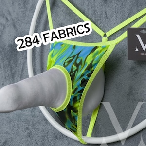 Deimos 284 Fabrics Extreme Ouvert Mens Thongs Ring Tanga Triangle MV-RK532 Men Underwear Swimwear