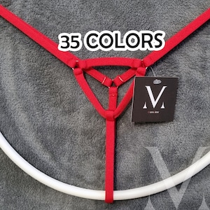 Pricus 35 Colours MV-29VPB Extreme Harness for Men Ring Back String - Handmade Men Underwear Swimwear