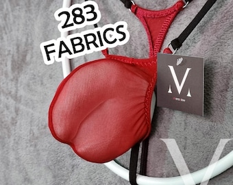 Timon 283 Fabrics MV-8SKRH Micro Bulge Mens String - Handmade Men Underwear Swimwear