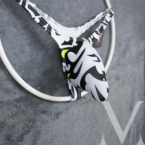 Hades MV-3WJNL Tribal Big Bulge Mens Thong - Handmade Men Underwear Swimwear
