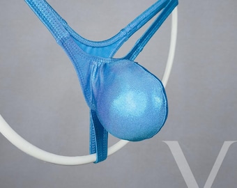 Nyx Mystique Turchese MV-MI4MJ 4D Push Out Mens Micro Thongs - Handmade Men Underwear Swimwear