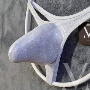 Hades Mystique White Sugar MV-47530 Monster Bulge Mens Thong - Handmade Men Underwear Swimwear