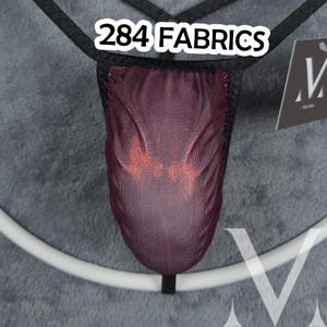 mensview Dante 284 Fabrics Seamless Front Mens Comfort Tanning Thongs Handmade Underwear Swimwear MV-RK532