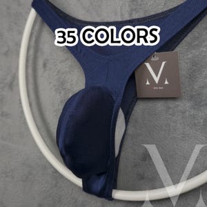 Cosmo 35 Colors Micro Low Bulge, Mens Cheeky Bikini, Nudist Spa, Beach Mankini - Handmade Men Underwear, Swimwear • MV-548C0