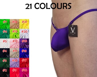 Aion 21 Colours MV-70213 Mini Bulge Mens Y-Thong - Handmade Men Underwear Swimwear