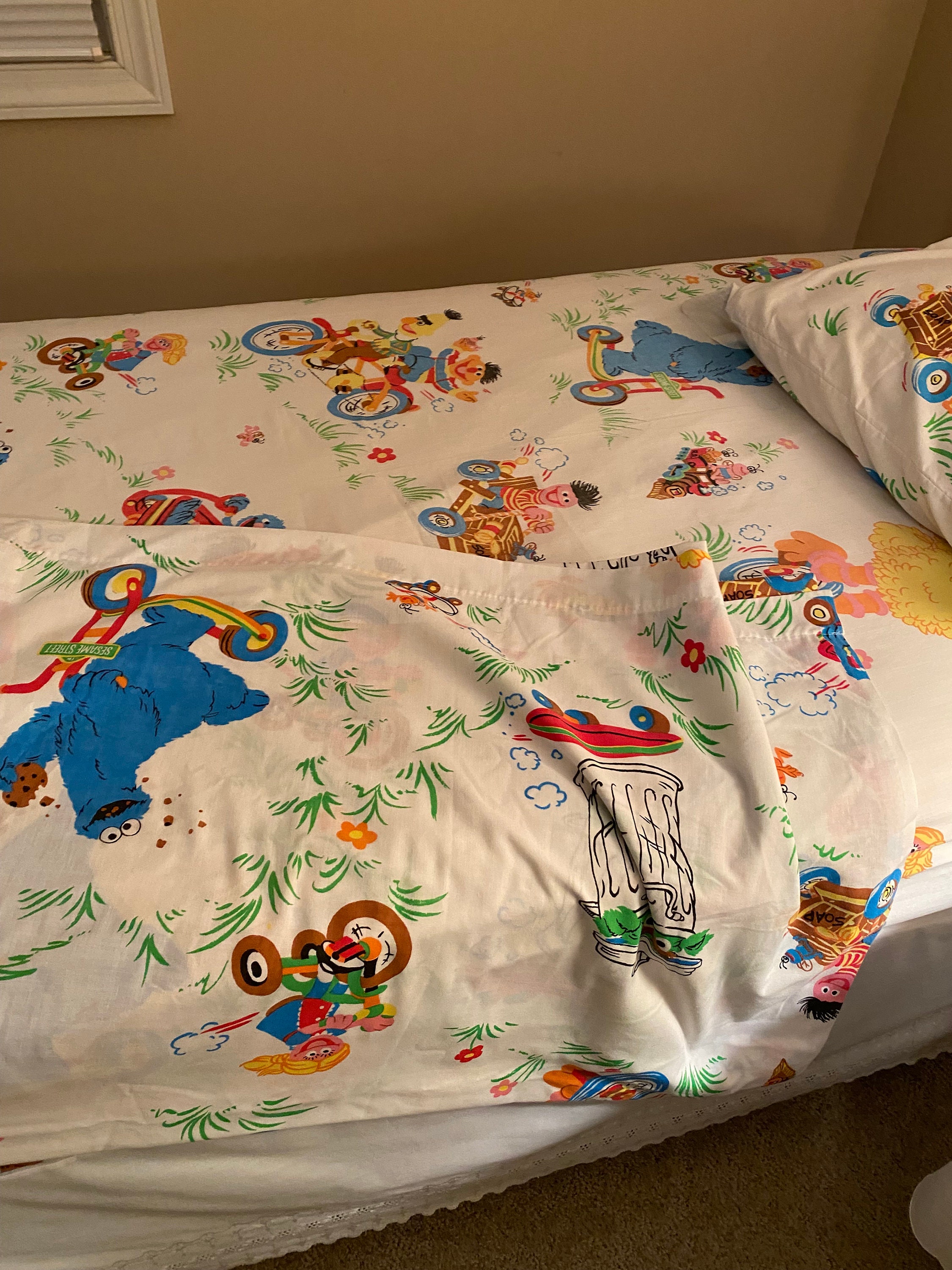 Sesame Street Printed Bedsheets Etsy