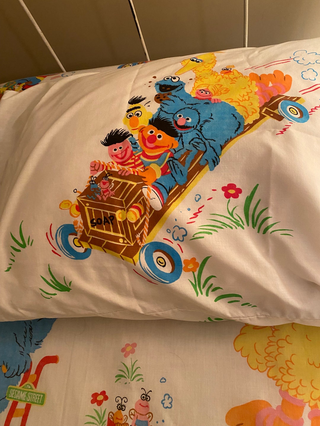 Sesame Street Printed Bedsheets Etsy