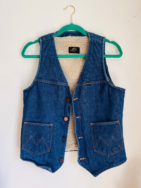 vintage 1970’s maverick jean vest