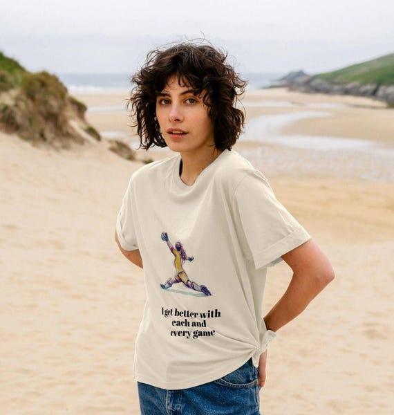 Ladies' Organic Cotton T-shirt, Motivational Graphic Tee, 'safe