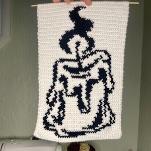 PDF crochet melted candle pattern/ candle tapestry crochet pattern **PATTERN ONLY**